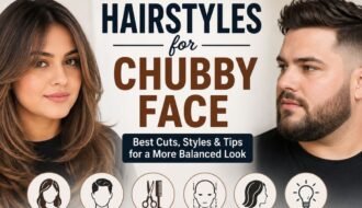 Hairstyles for Chubby Face: Best Haircuts, Lengths, Bangs & Styling Tips