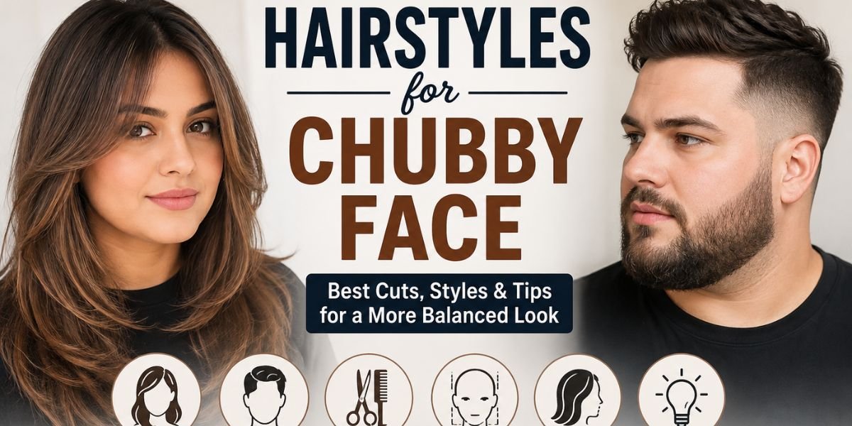 Hairstyles for Chubby Face: Best Haircuts, Lengths, Bangs & Styling Tips
